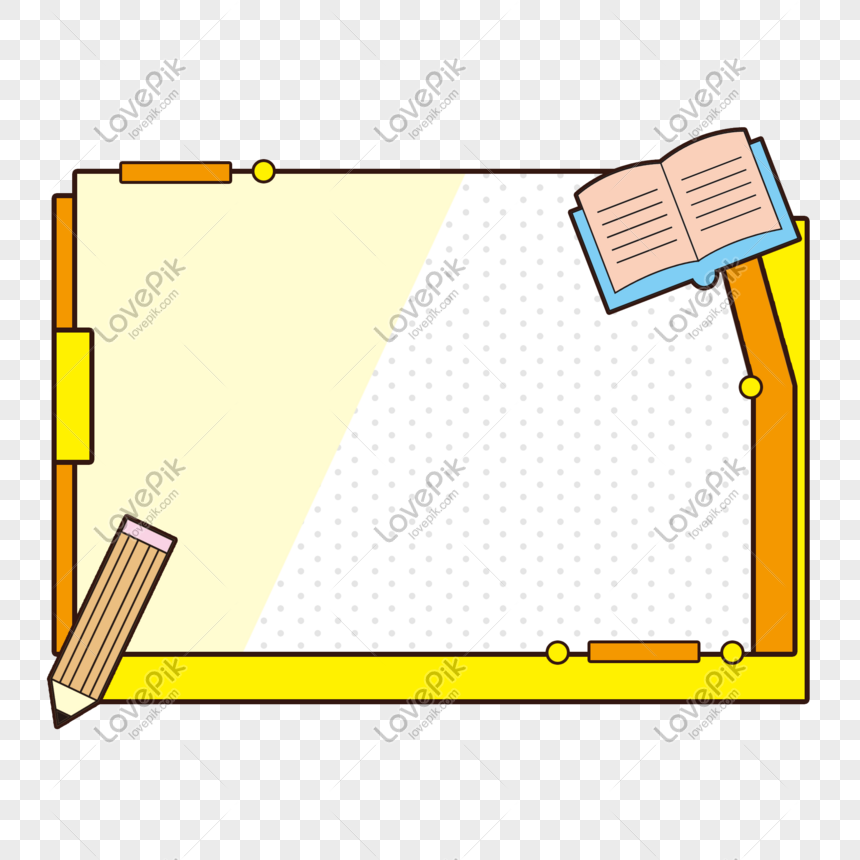 Cartoon School Supplies Border PNG Hd Transparent Image And Clipart Image  For Free Download - Lovepik | 401441924