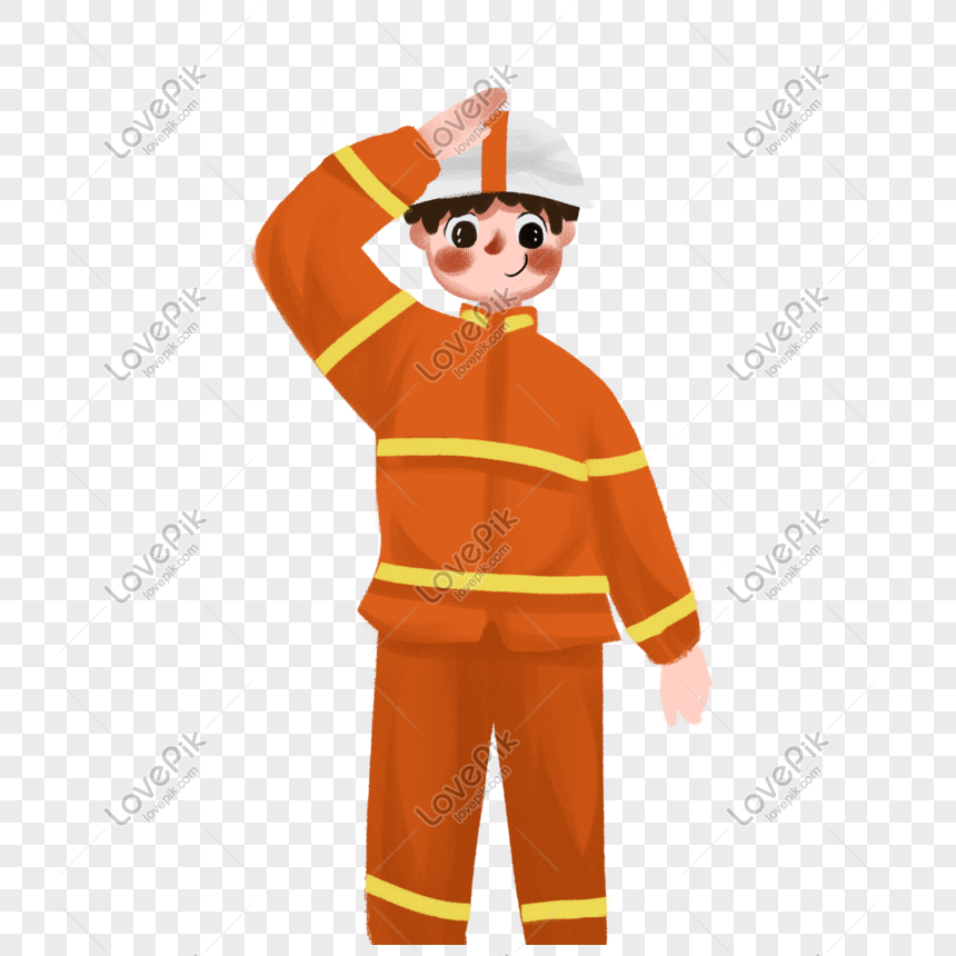 Cartoon Fireman PNG Picture And Clipart Image For Free Download - Lovepik |  401443355