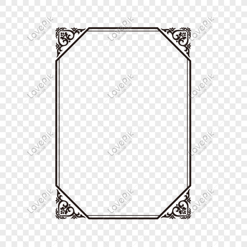 Pattern Border, Tarot Card Mockup, Classic, Vector PNG Picture And ...