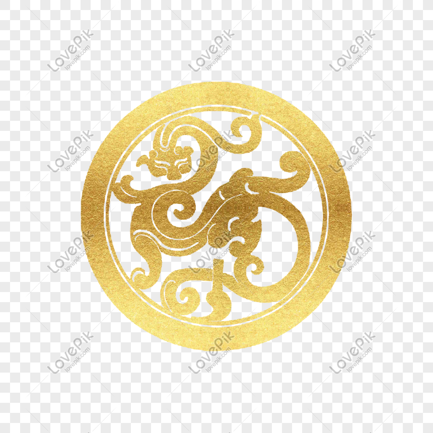 Golden Dragon, Antique, Dragon Frame, Gold PNG Image Free Download And ...