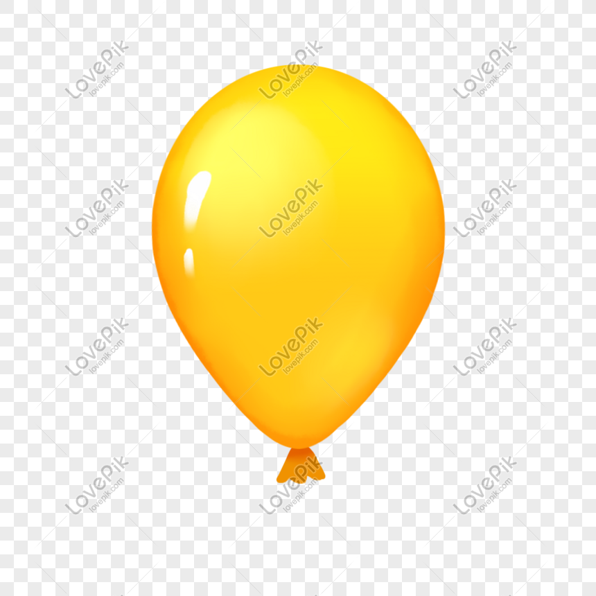 Yellow Balloon Png Image Psd File Free Download Lovepik