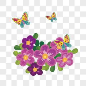 Flower Butterflies PNG Images With Transparent Background | Free ...