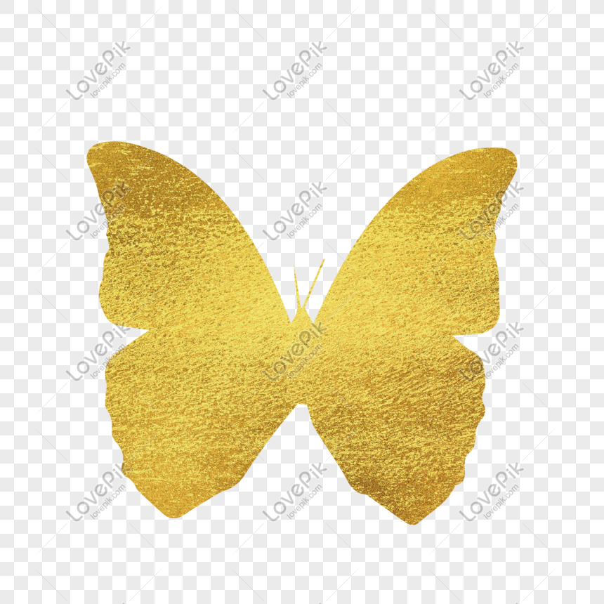 Golden Butterfly Paper Cut Png Image Psd File Free Download Lovepik