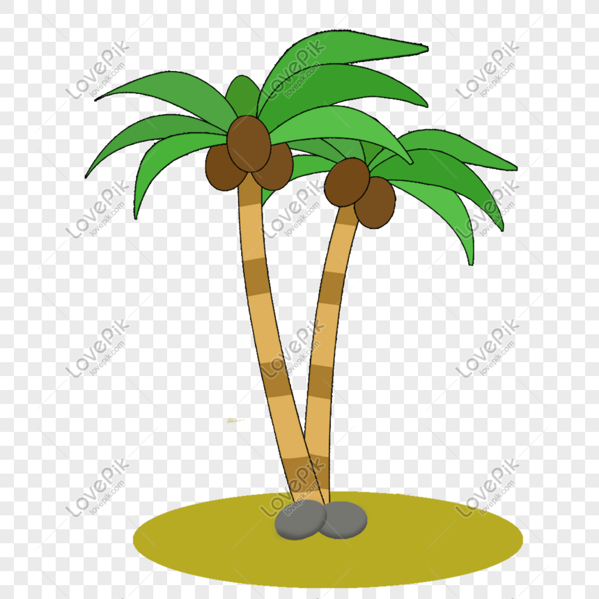 Coconut Tree Sketch Color Vector Images (over 290)
