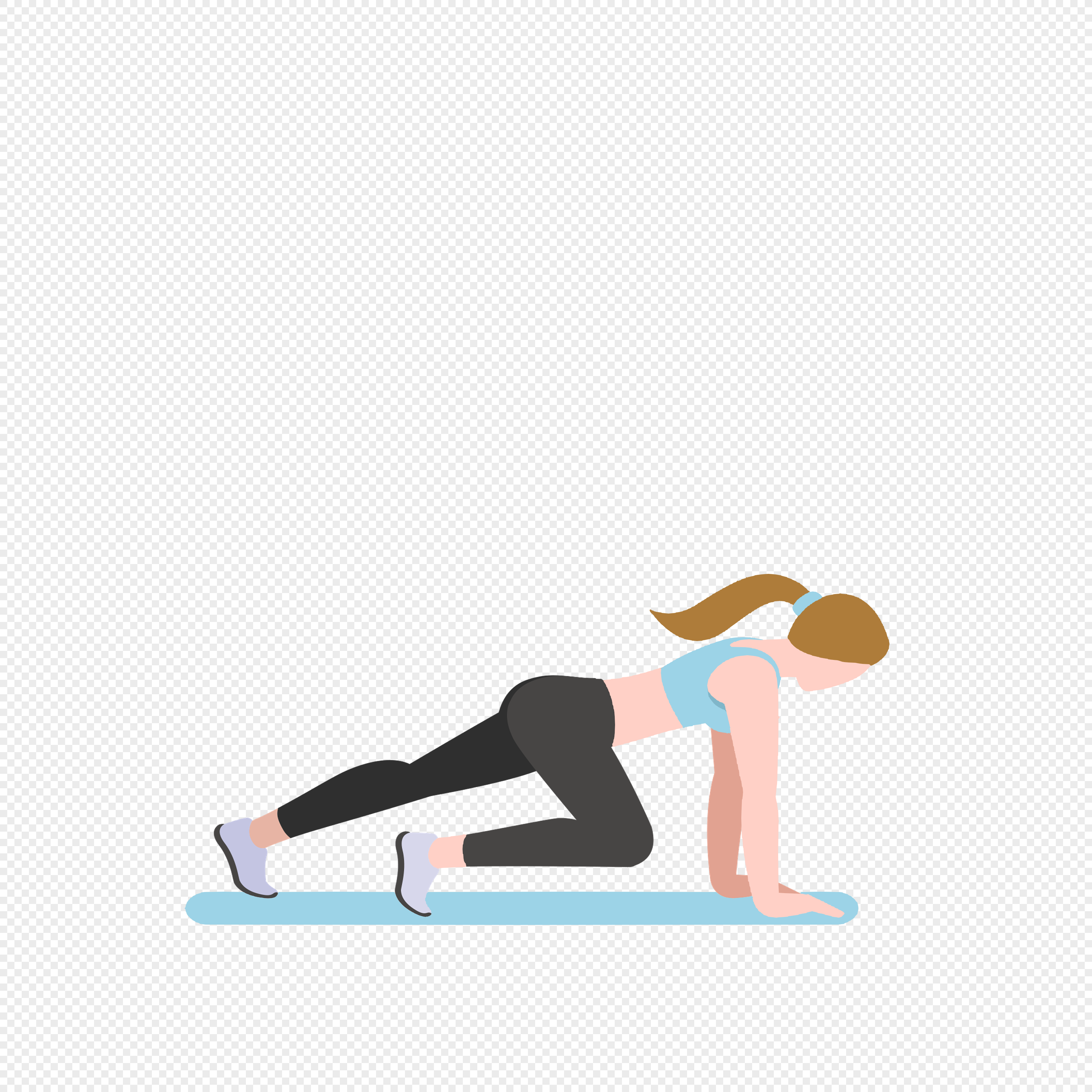 Exercise Cartoon PNG Images With Transparent Background
