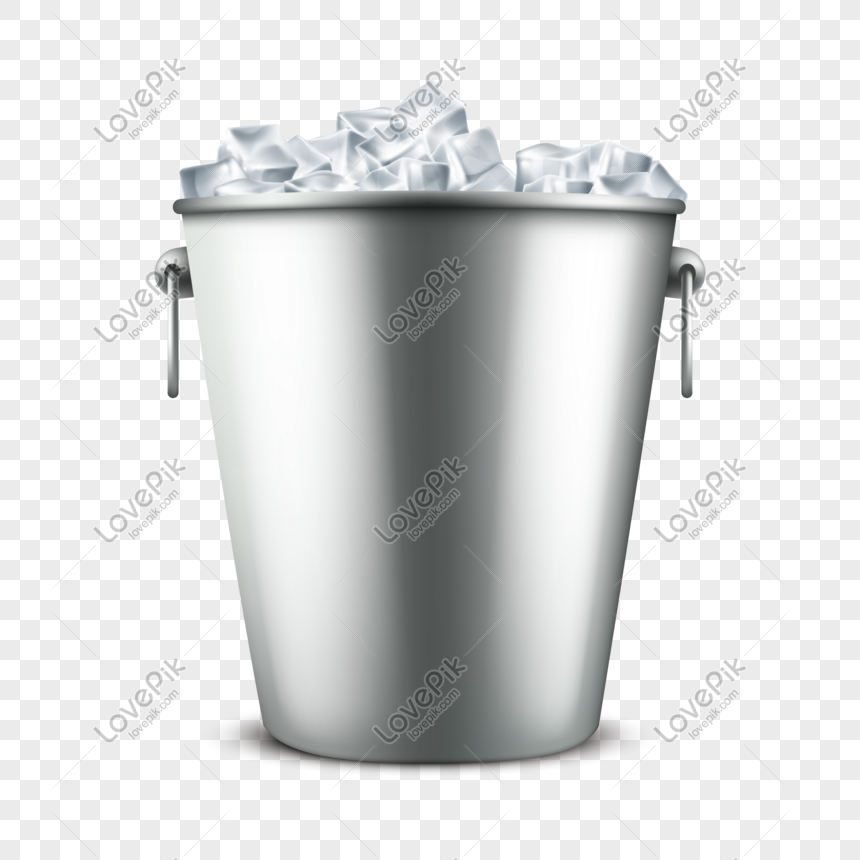 Cubeta de hielo PNG transparente - StickPNG