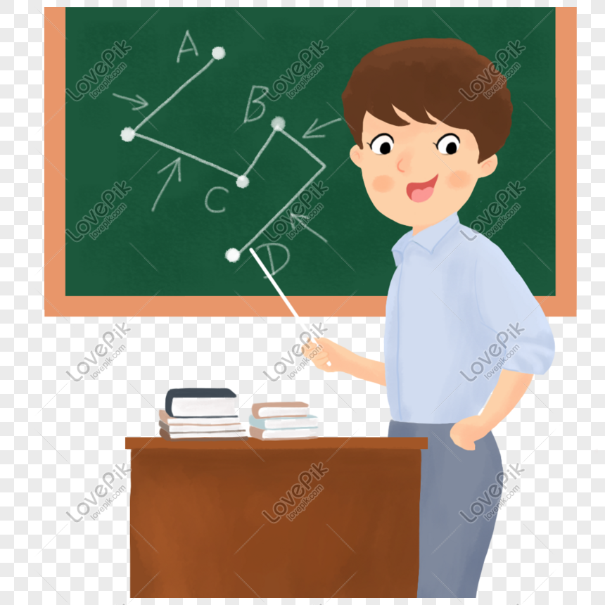 Male Teacher In Class PNG Picture And Clipart Image For Free Download ...