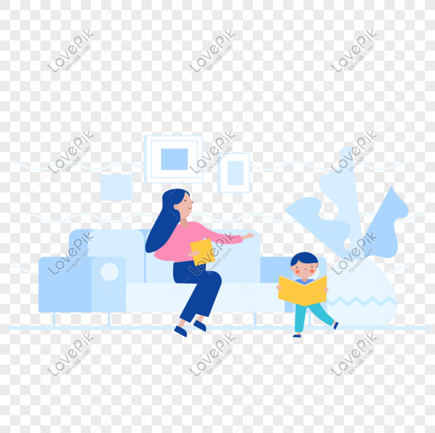 Parents Accompany Children To Read Book Icon Free Vector Illustr Png Image Picture Free Download 401471296 Lovepik Com