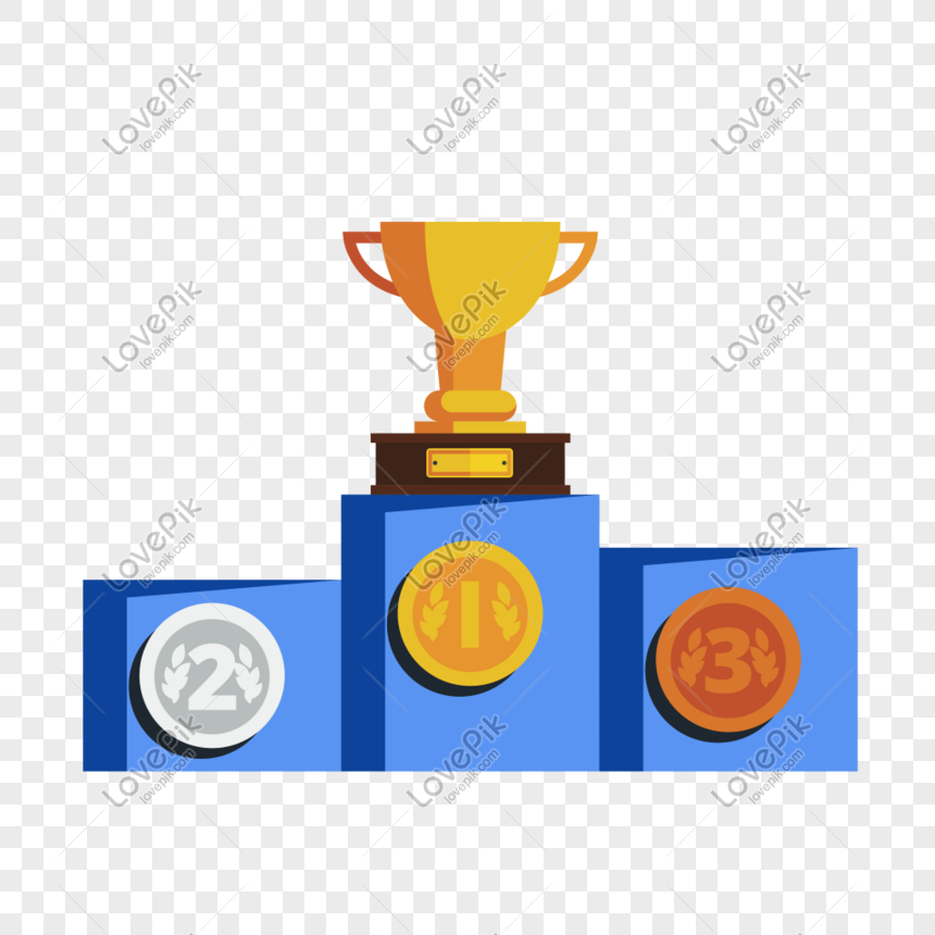 Download Podium Trophy Honor Icon Free Vector Illustration Material Png Image Psd File Free Download Lovepik 401471989