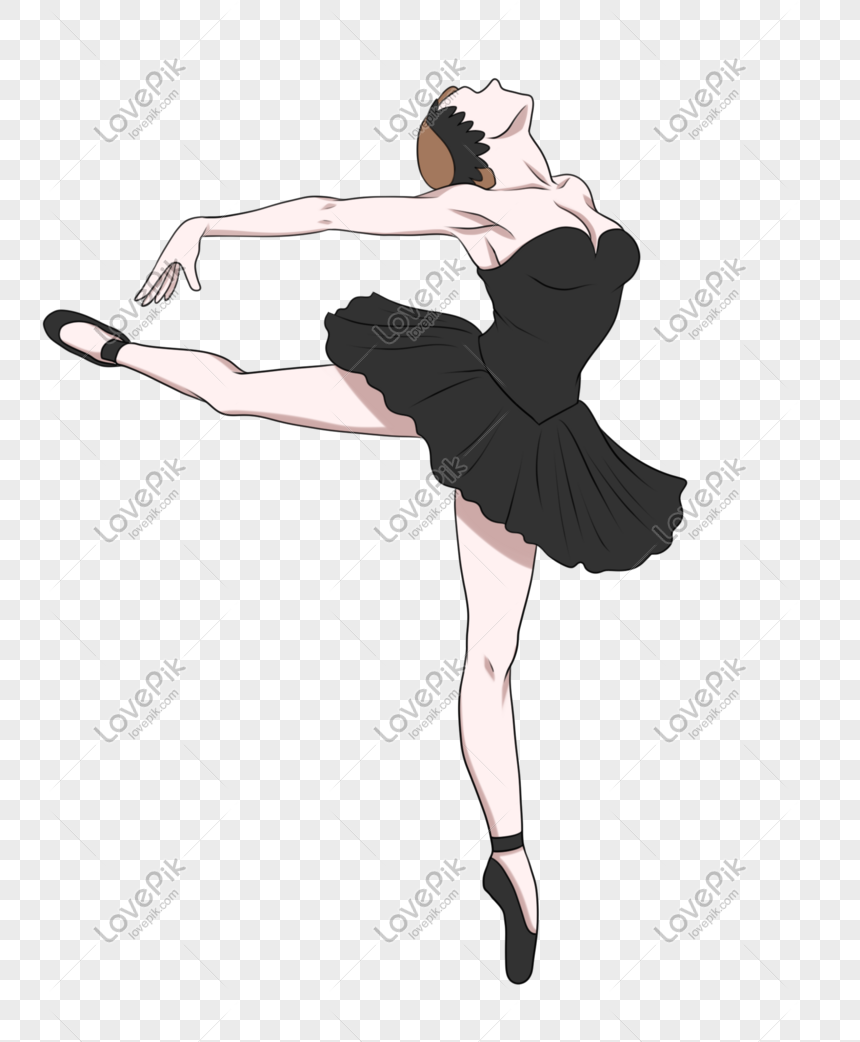 Black Ballet Swan Lake PNG Image PSD File For Free Download - Lovepik | 401474451