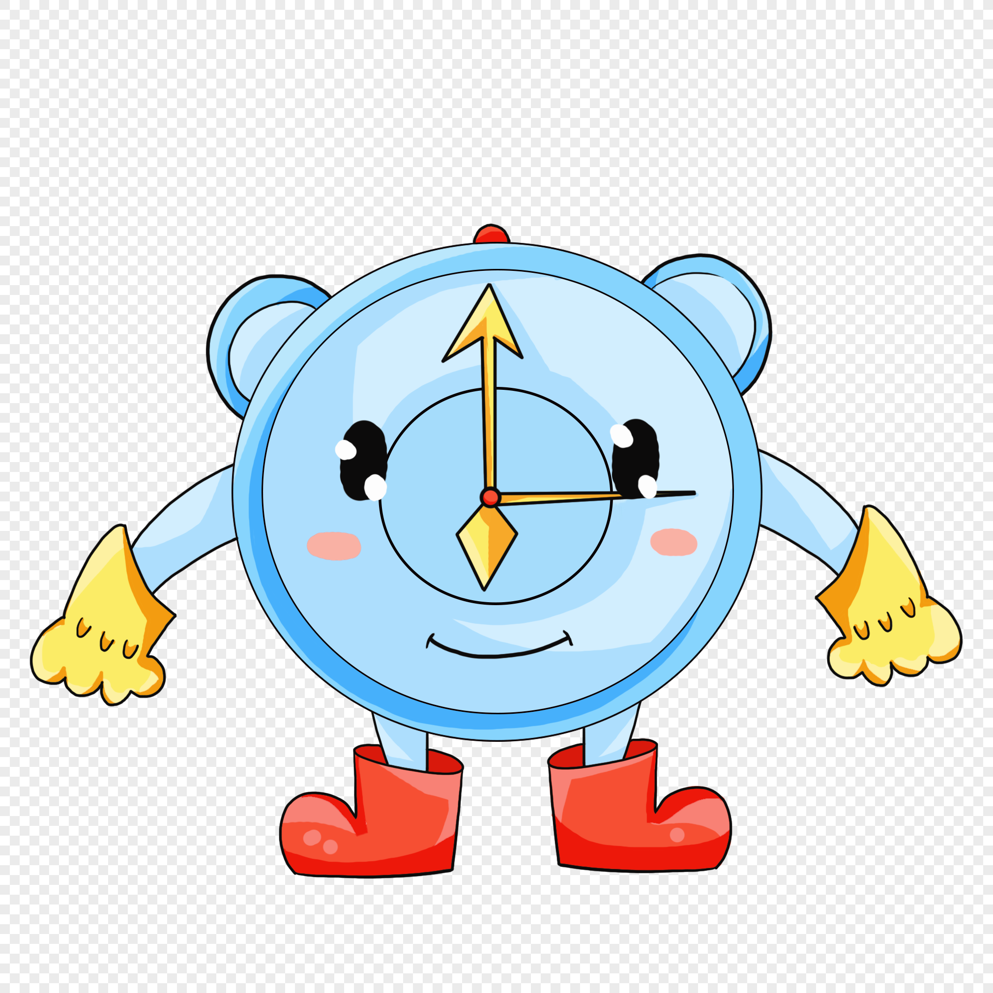 Cartoon Clock PNG Images With Transparent Background | Free Download On  Lovepik