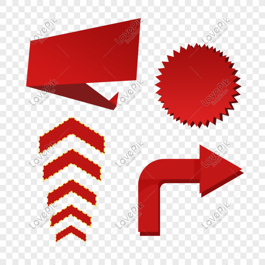 Various Shapes Red Arrows Png Image Picture Free Download 401477409 Lovepik Com