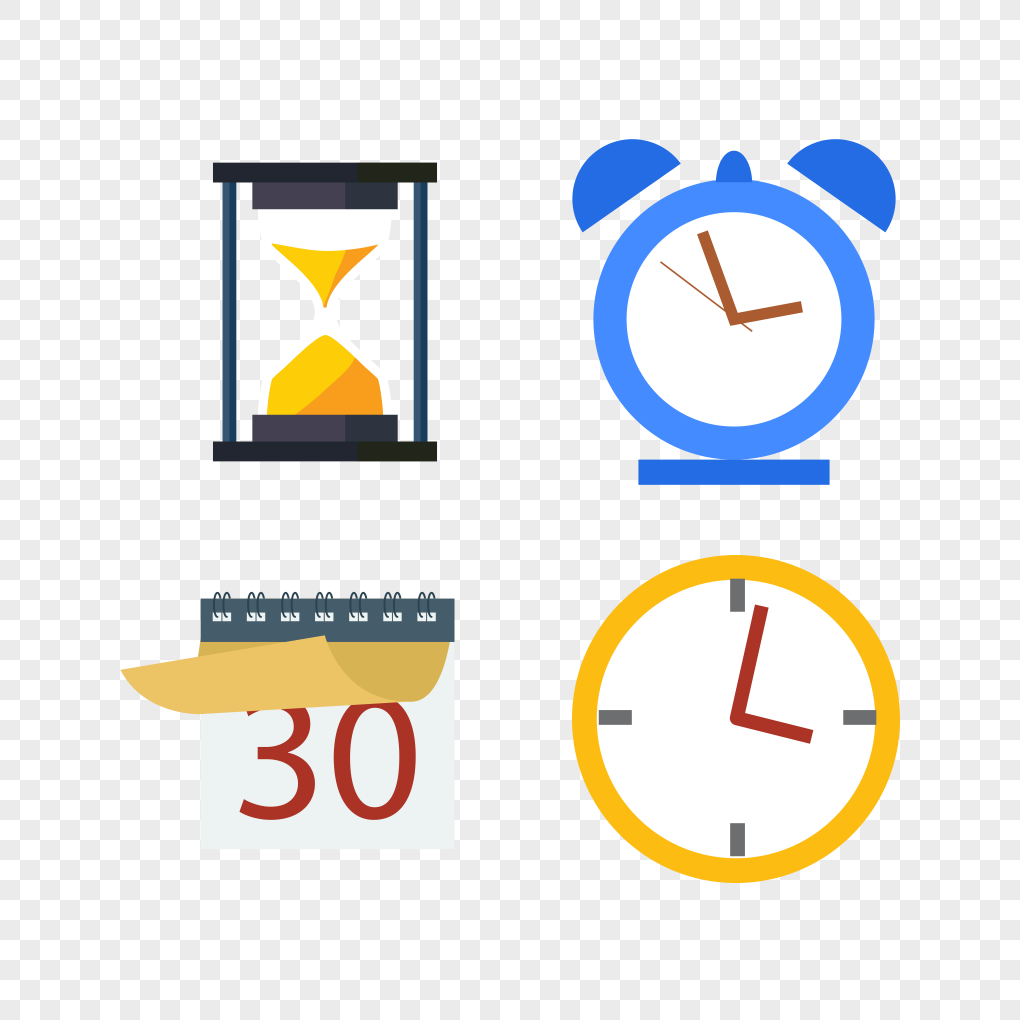 Alarm Clock Vector PNG Images With Transparent Background