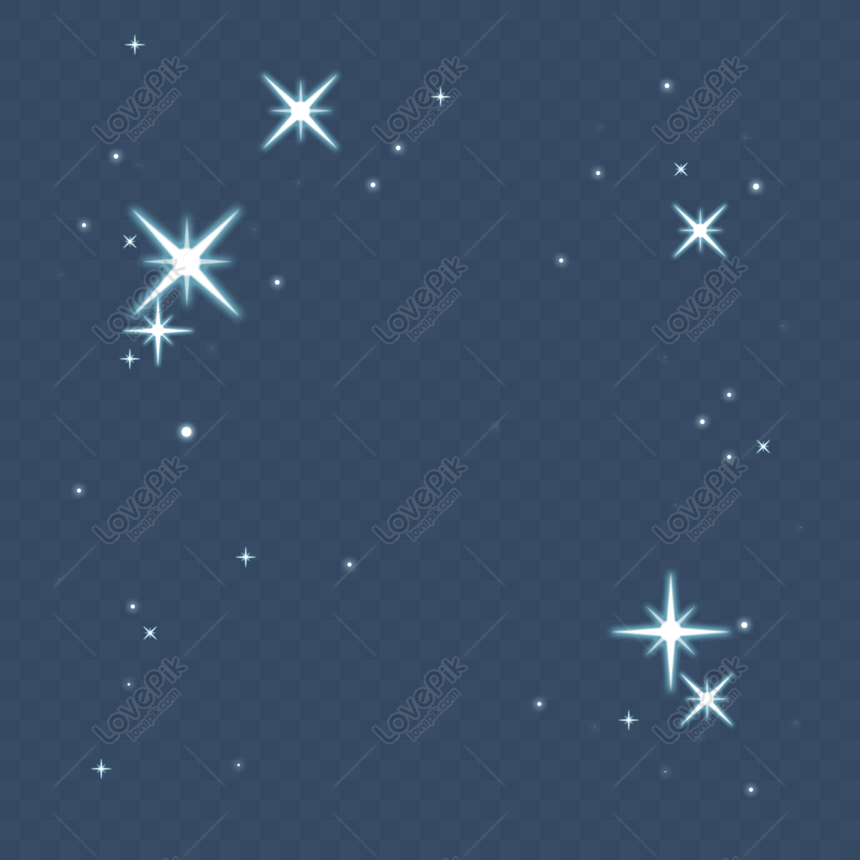 efecto de luz estrella png