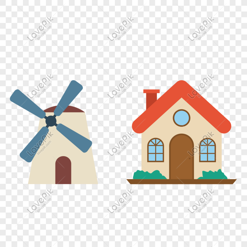 Free Free 50 Home With Windmill Svg SVG PNG EPS DXF File