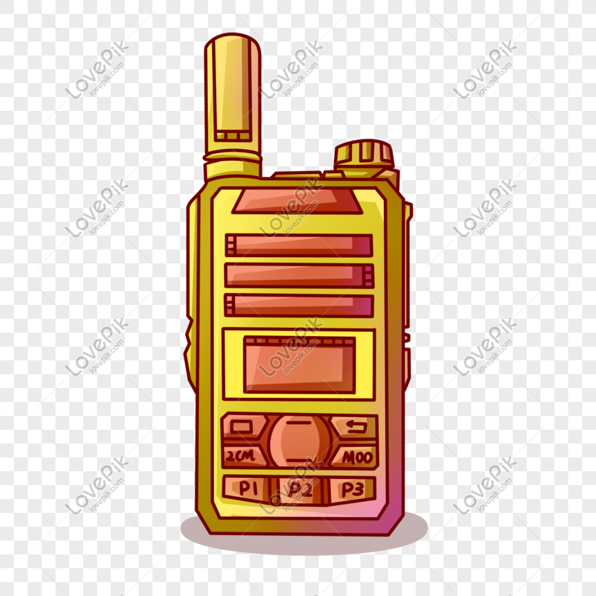 Cartoon Walkie Talkie PNG Free Download And Clipart Image For Free Download  - Lovepik | 401483523