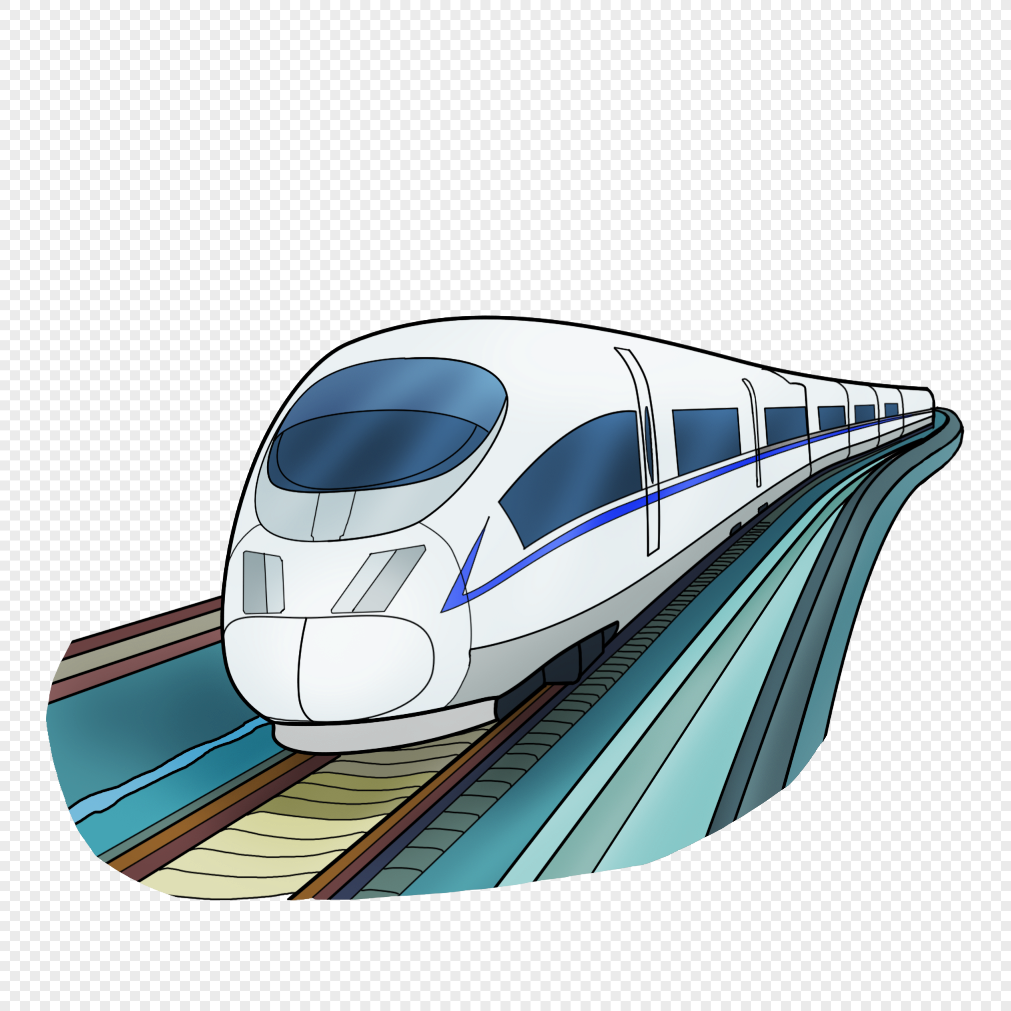 地铁列车平面矢量图设计图__交通工具_现代科技_设计图库_昵图网nipic.com
