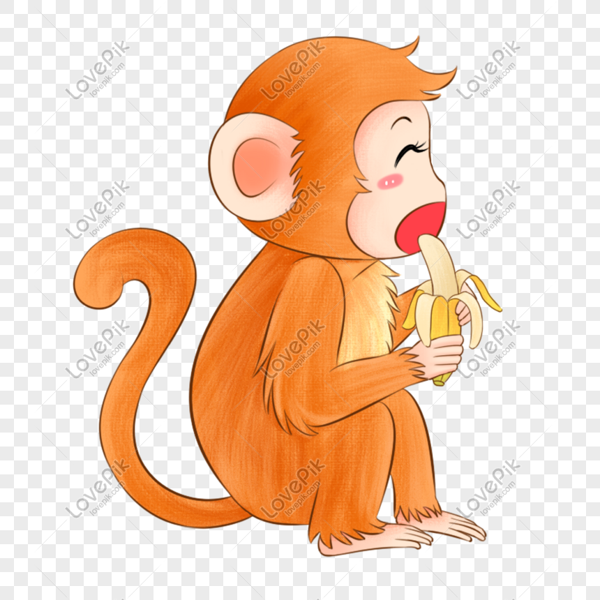 Khỉ nhỏ ăn chuối PNG - hình ảnh sẽ lôi cuốn bạn vào thế giới đầy vui tươi và năng động của những chú khỉ. Cùng xem chúng thưởng thức miếng chuối ngon tuyệt đó nhé!
