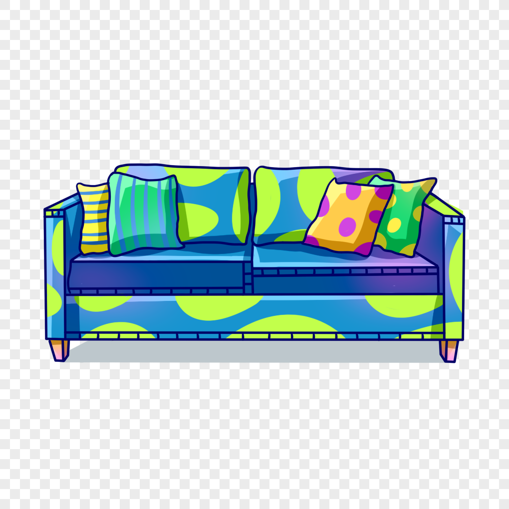 Cartoon Sofa Png Images With