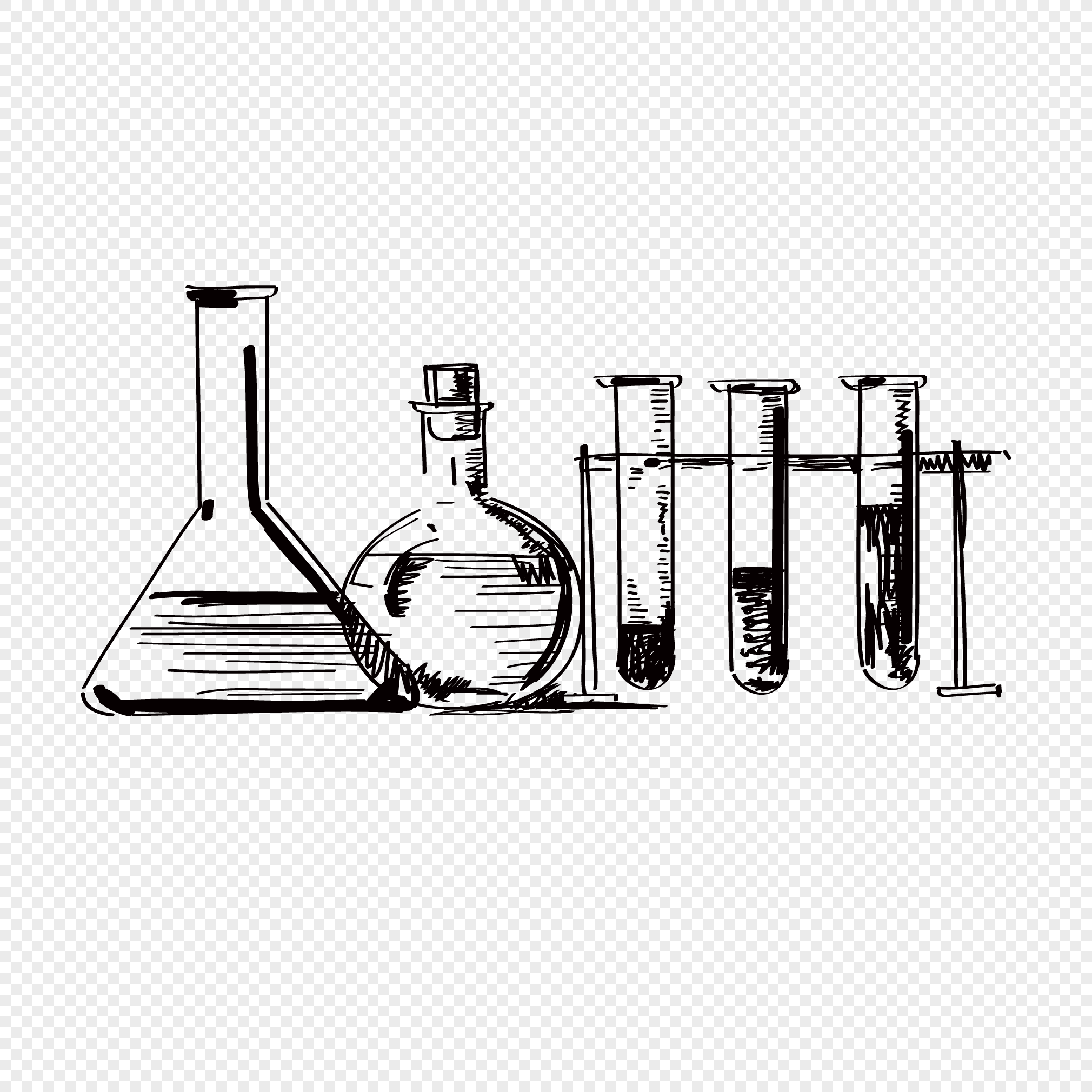 Рисунок колбочки по химии