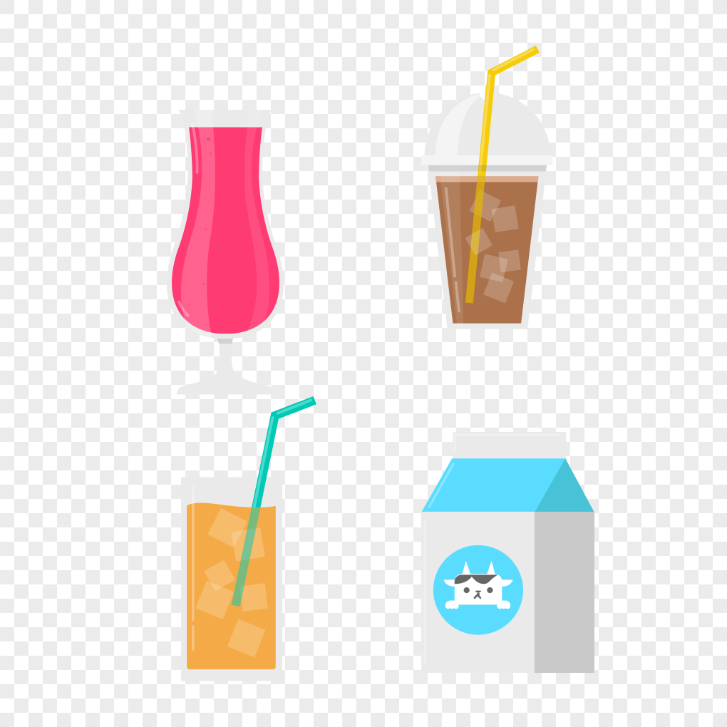 Bahan Vektor Jus  Minuman Susu PNG grafik  gambar unduh 