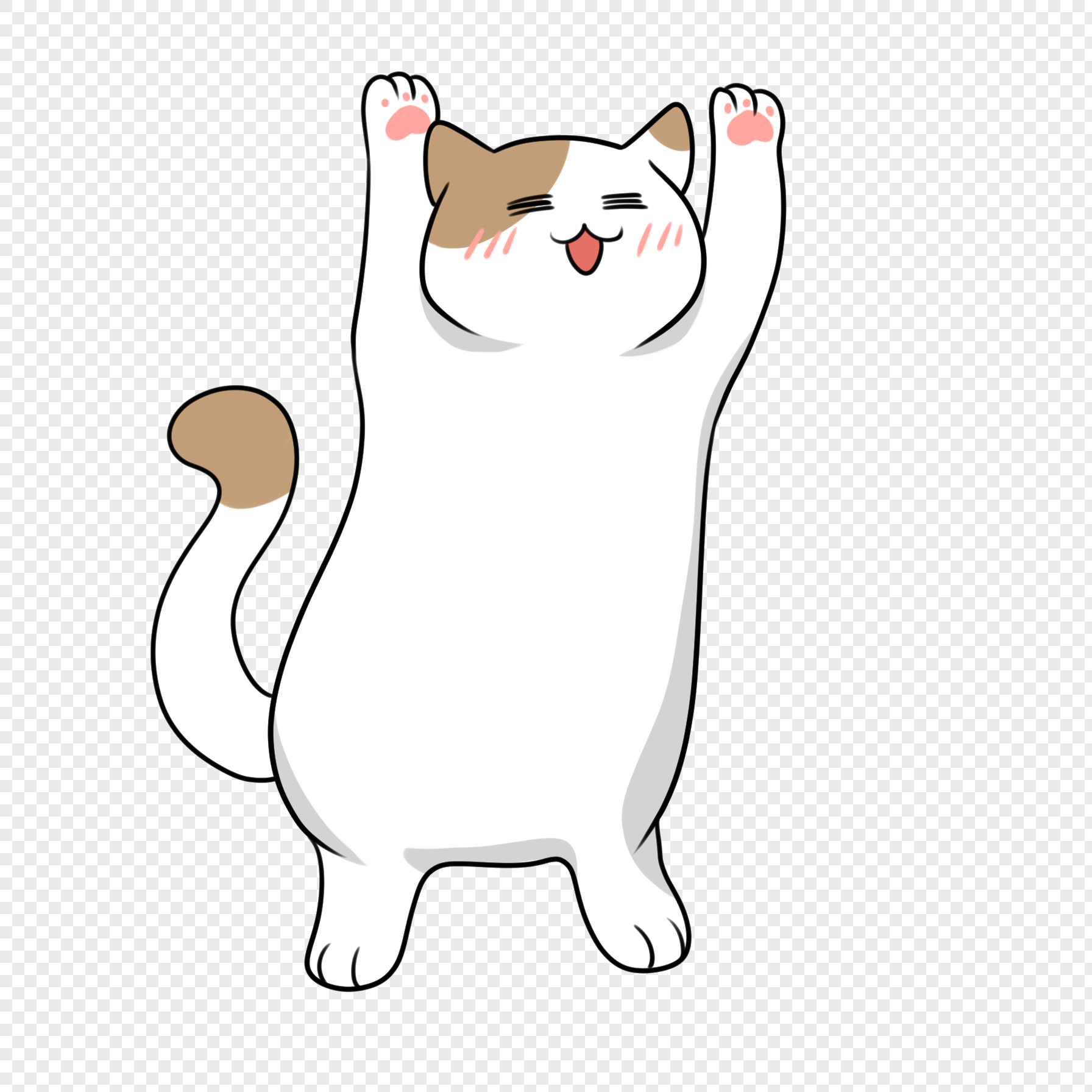 Funny Cats PNG Image, Funny Cute Cat Icon Material, Cat Icons