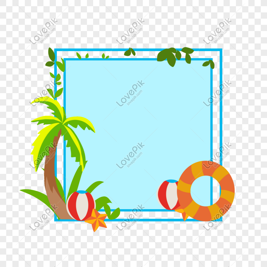 Summer Border PNG Image And Clipart Image For Free Download - Lovepik ...