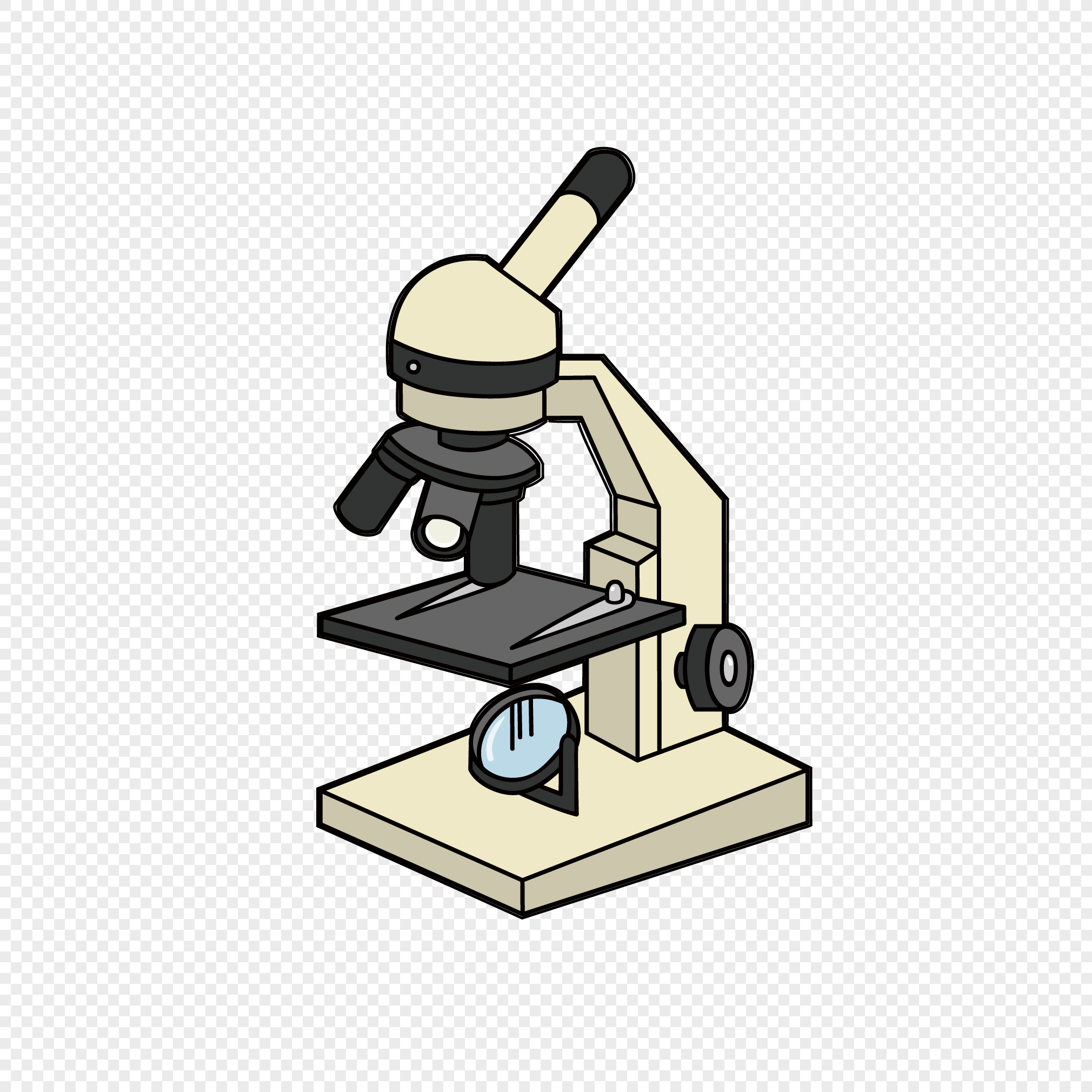 Микроскоп анимация