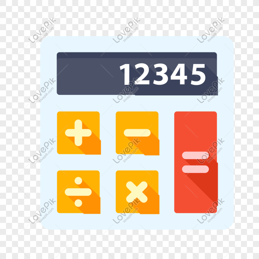 Calculator Icon Free Vector Illustration Material Png