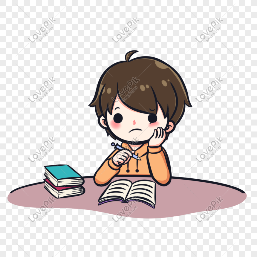 Child Doing Homework Png Image Psd File Free Download Lovepik