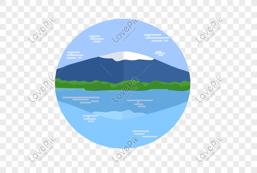 Tempat Wisata Dunia Gunung Fuji Png Grafik Gambar Unduh Gratis Lovepik