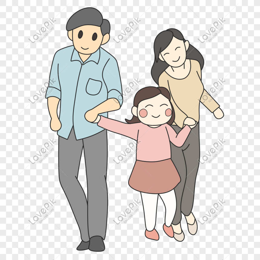 Hình ảnh Cartoon Gia đình Mô Hình Vật Liệu Trang Trí PNG Miễn Phí ...