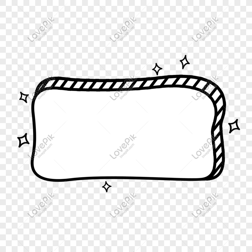 Black And White Minimalistic Line Border Label Box Png Image Picture Free Download 401504175 Lovepik Com