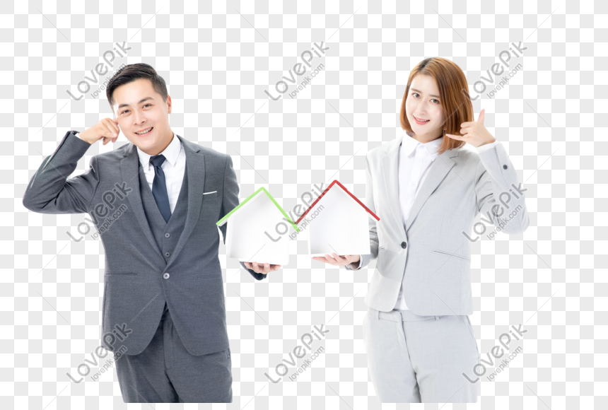 Real Estate Agent Telephone Sales Png Image Picture Free Download Lovepik Com