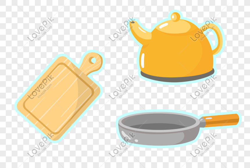 Hand Drawn Cartoon Kitchen Utensils PNG Image And Clipart Image For Free  Download - Lovepik | 401514208