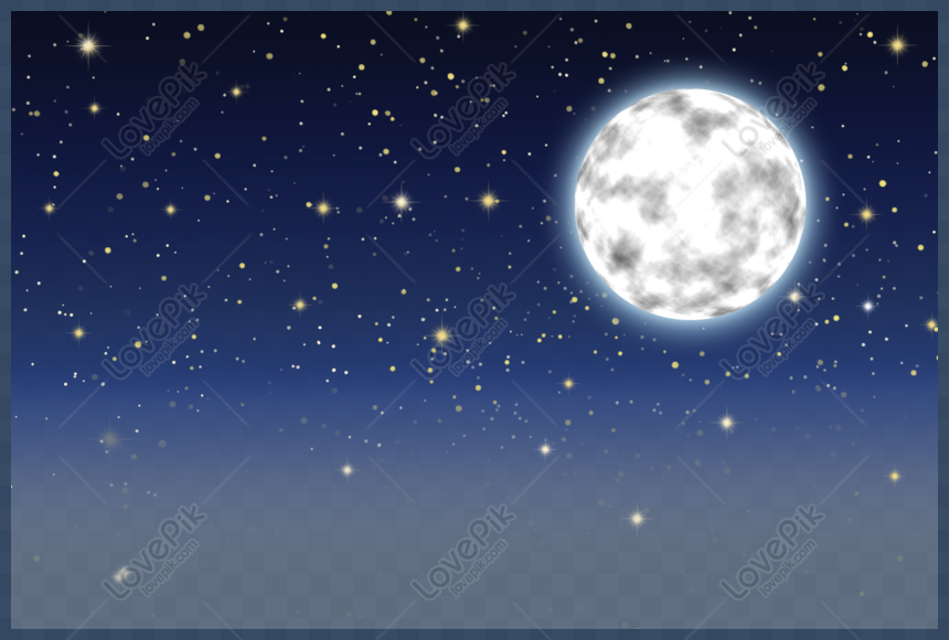 Starry Moonlight Effect PNG Hd Transparent Image And Clipart Image For ...