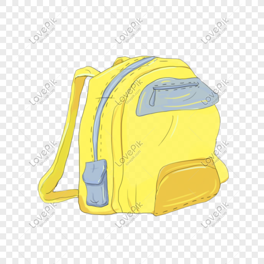 yellow school bag