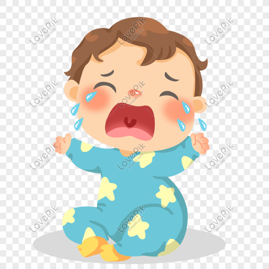 Dibujado A Mano Bebe Llorando Imagenes De Graficos Png Gratis Lovepik