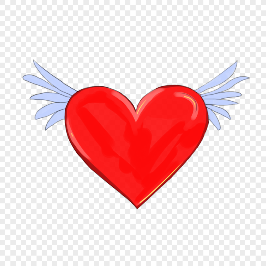 Heart With Wings Logo PNG Images With Transparent Background | Free ...