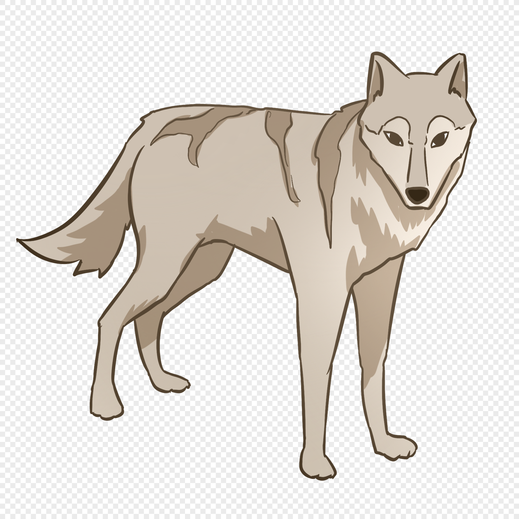 Cartoon Wolf PNG Images With Transparent Background | Free Download On  Lovepik
