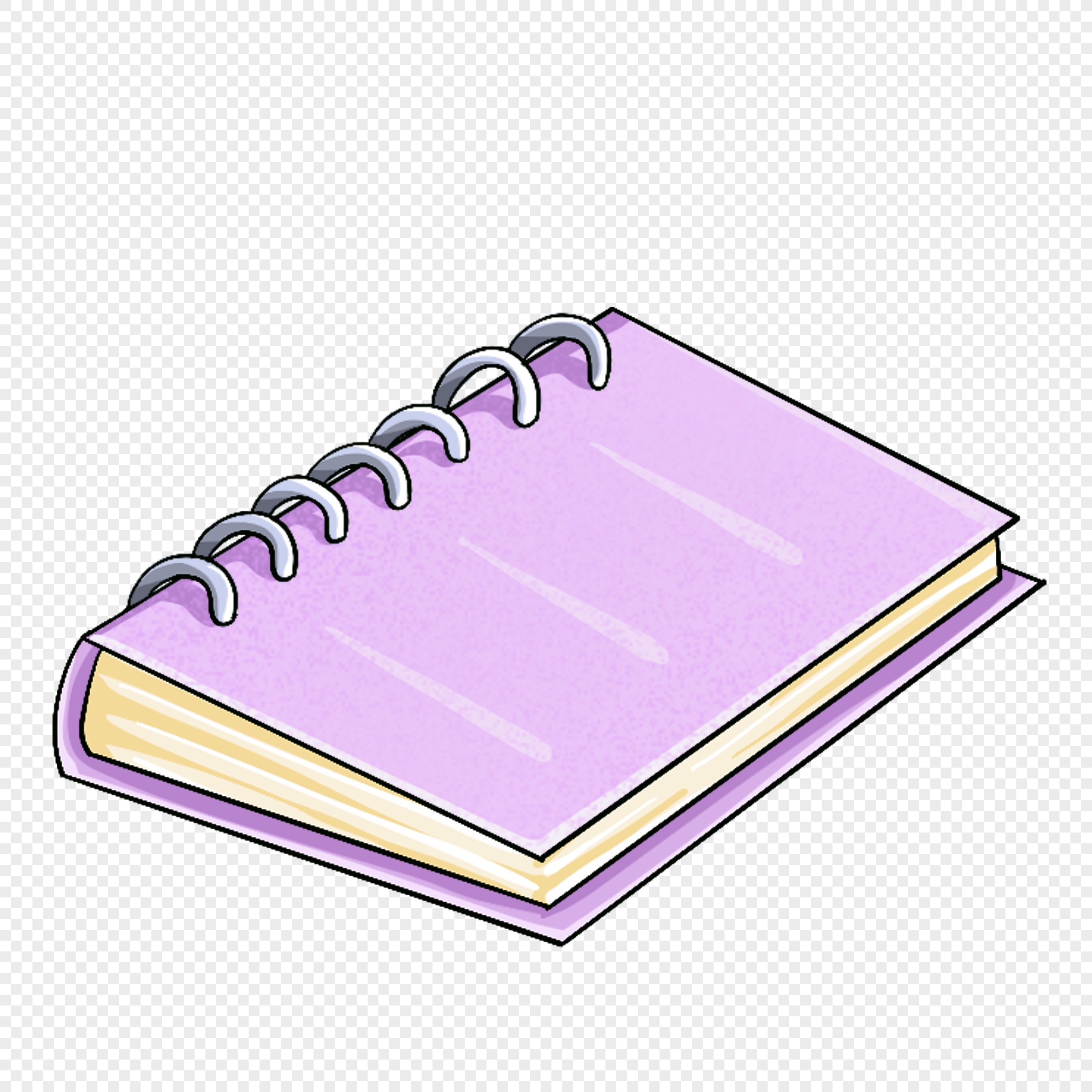 Cartoon coil notebook illustration png image_picture free download