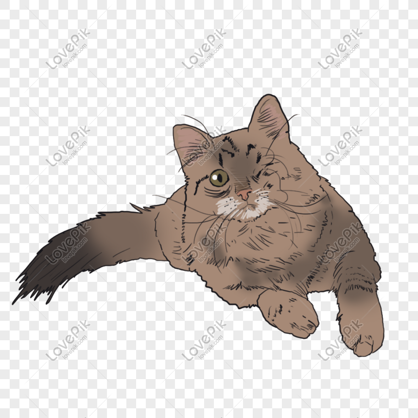 Kucing Anak Kucing Hewan Peliharaan Kucing Avatar Imut PNG grafik 