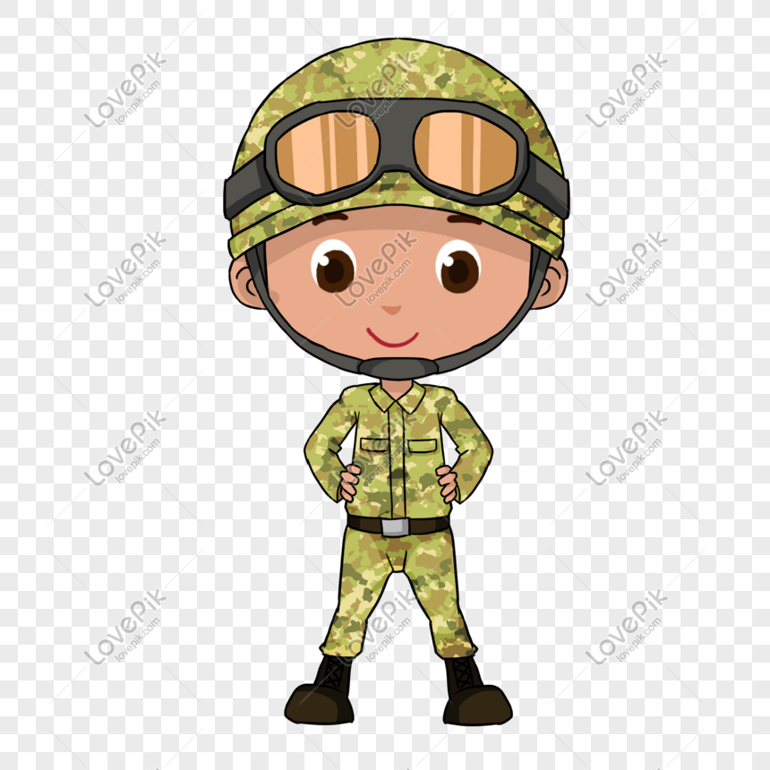 Ilustración De Entrenamiento Militar De Dibujos Animados PNG Imágenes  Gratis - Lovepik