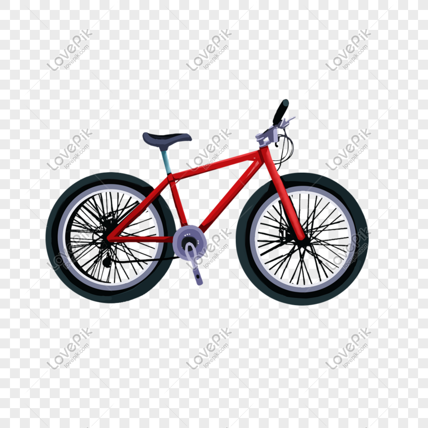 Red Children Bicycle Cartoon Element PNG Image And Clipart Image For Free  Download - Lovepik | 401548848