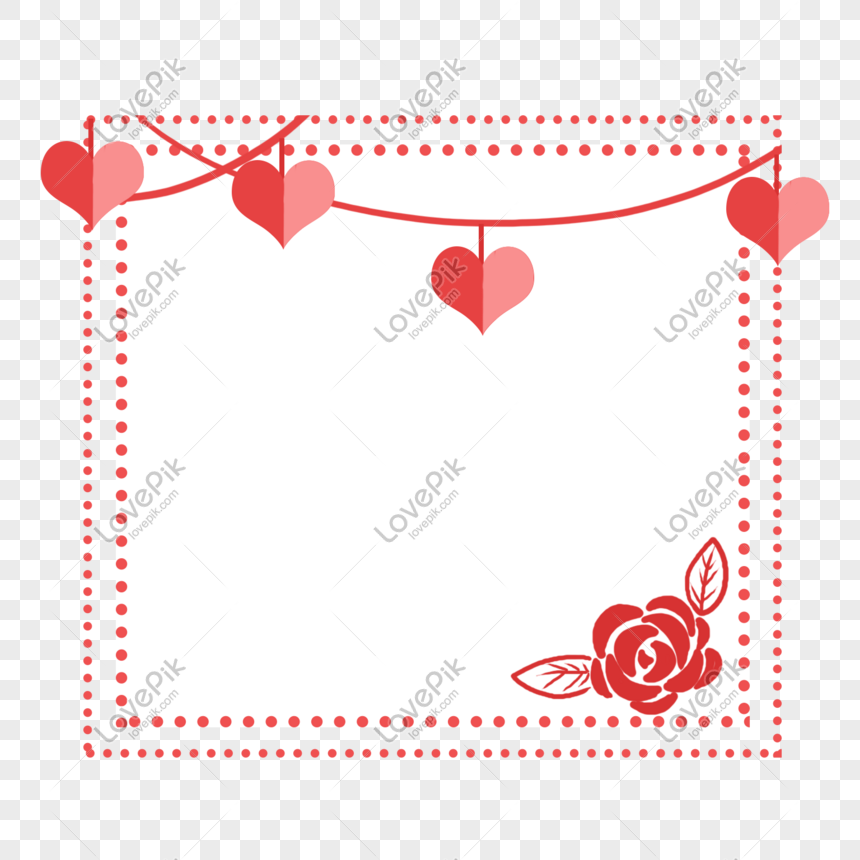 love rose red border png image picture free download 401549754 lovepik com love rose red border png image picture