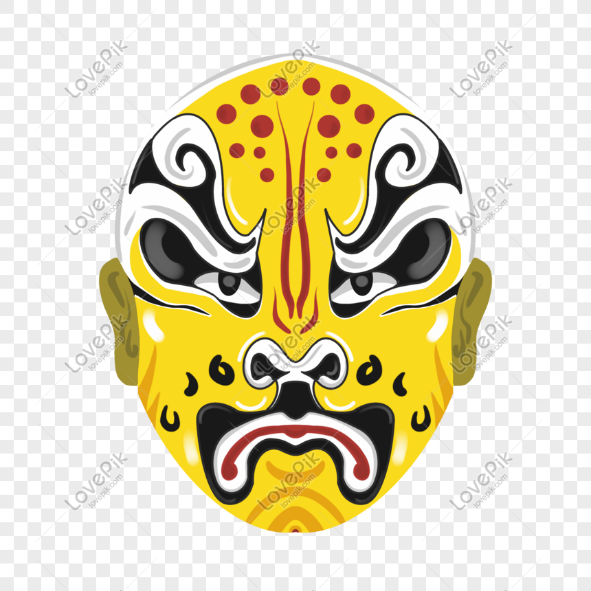 Download Hand Painted Yellow Theater Mask Yellow Fat Png Image Picture Free Download 401551825 Lovepik Com PSD Mockup Templates