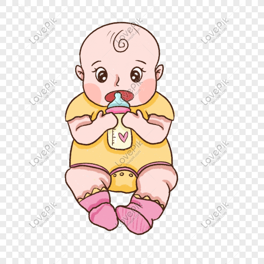 Gambar Kartun Bayi Minum Susu | Kumpulan Gambar Bagus