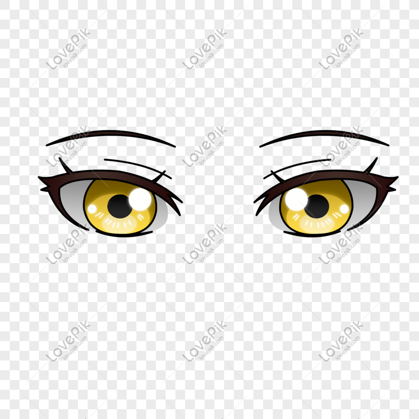 Anime Eyes transparent background PNG cliparts free download