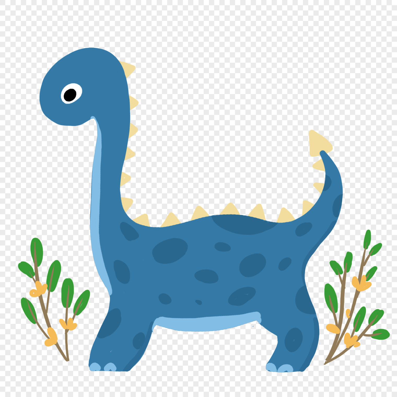 Cute Cartoon Dinosaur Plesiosaur PNG Images & Picture Free Download ...