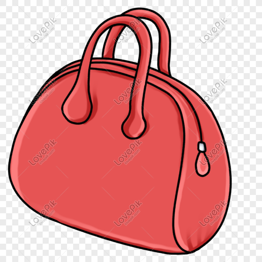 Cartoon Red Fashion Handbag PNG White Transparent And Clipart Image For  Free Download - Lovepik | 401555762
